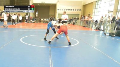 122-H lbs Final - Liam Vance, Boyertown vs Brandon Wunder, Headhunters WC