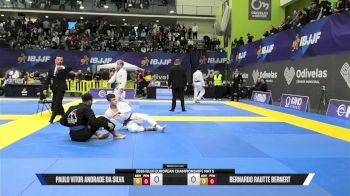 Bernardo Rautte Bernert vs Paulo Vitor Andrade Da Silva 2026 European Jiu-Jitsu IBJJF Championship