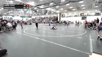85 lbs Round 2 - Hudson Beisell, Flat Earth Wrestling Club vs Gabriel Hayes, Wentzville Wrestling Federation