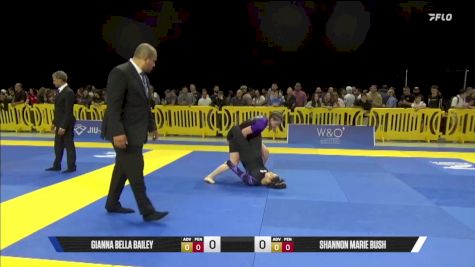 Shannon Marie Bush vs Gianna Bella Bailey 2025 Pan IBJJF Jiu-Jitsu No-Gi Championship