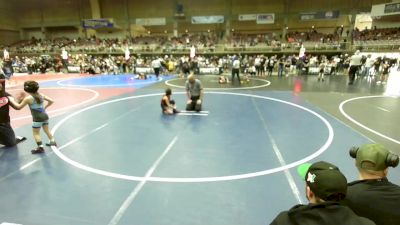 50 lbs Quarterfinal - Amelia Soto, Jefferson Wrestling Club vs Aria Lorenzo DeHerrera, Duran Elite