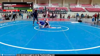 101-106 lbs Round 1 - Katie Stowe, Mitchell Youth Wrestling vs Kaidence Davis, North Carolina