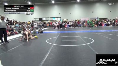 144 lbs Quarterfinal - Jatin Weigel, Norton vs Isaiah Morales, The Best Wrestler