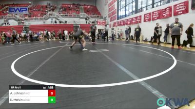 125 lbs Rr Rnd 1 - Alexis Johnson, Blaine County Grapplers vs Emily Melvin, Woodward Youth Wrestling