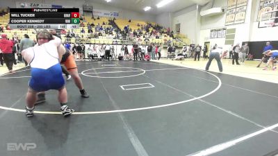 285 lbs Semifinal - Will Tucker, GRAVETTE vs Cooper Kennedy, Vinita JH