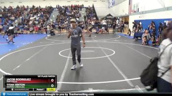 86 lbs 1st Place Match - Jacob Rodriguez, Iron Eagles vs Titan Hinton, Hesperia Wrestling