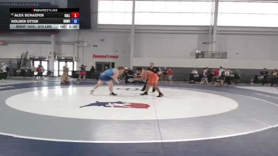 215 lbs Cons. Rd Of 16 - Alex Schaefer, Callan vs Holden Otter, Dark Horse Wrestling Club