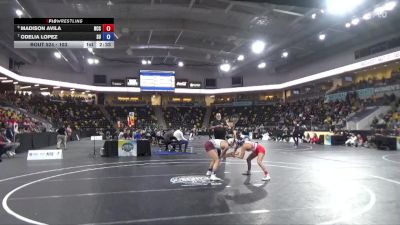 103 lbs Cons. Round 5 - Odelia Lopez, Schreiner University vs Madison Avila, North Central College
