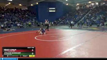 132 lbs Champ. Round 3 - Brady Conlin, Lake Highland Prep vs Spencer Barnhart, Malvern Prep