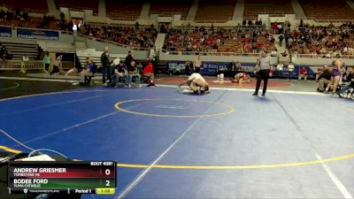 D4-175 lbs Champ. Round 1 - Andrew Griesmer, Tombstone HS vs Bodee Ford, Yuma Catholic