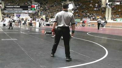 5A 144 lbs 3rd Place Match - Cayson Threadgill, Holtville vs Hudson Fulmer, Elmore County School