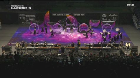 Clear Brook HS "Friendswood TX" at 2025 WGI Percussion/Winds World Championships