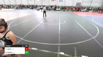 95 lbs Rr Rnd 1 - Talan Lopez, Rough House vs Maddox Moody, High Desert Jets / Xcel Wc