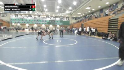 150 lbs Cons. Round 3 - Aiden Martinez, Dana Hills vs Ethan Childress, Slam Academy