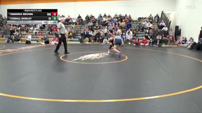 95 lbs Cons. Semi - Hendrix Brown, Wrath vs Conall Dunlay, Hammerin Hawks