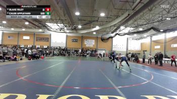 144 lbs Consi Of 8 #2 - Blake Riley, South Kingstown vs Caleb Appleyard, Barrington