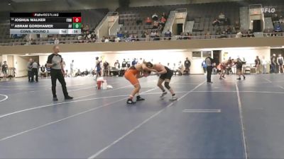189 Championship Bracket Cons. Round 3 - Abram Gordhamer, Apple Valley vs Joshua Walker, Farmington