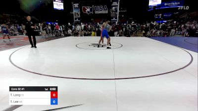 132 lbs Cons 32 #1 - Travis Long, CO vs Tavarre Lee, WA