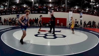 61 kg Champ. Round 2 - Jett Strickenberger, Black Fox Wrestling Academy vs Caden Barrientos, Bulls Wrestling Club