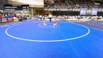 Boys 1A 132 lbs Champ. Round 1 - Eliuth Serra, Connell vs Vincent Canada, Colville