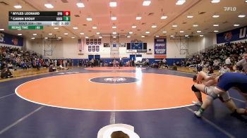 184 lbs 3rd Place Match - Caden Stout, Coast Guard vs Myles Leonard, Springfield