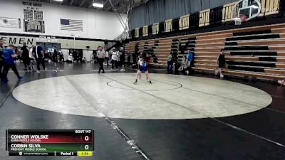 75 lbs Semifinal - Conner Wolske, Kuna Middle School vs Corbin Silva, Fremont Middle School