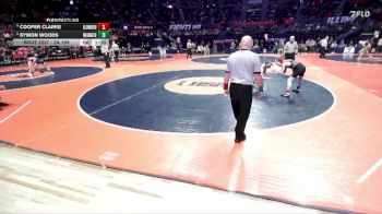 2A 106 lbs Cons. Round 2 - Cooper Clarke, Chatham (Glenwood) vs Symon Woods, Washington