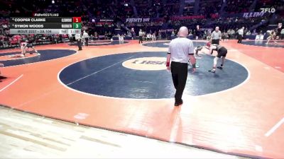 2A 106 lbs Cons. Round 2 - Cooper Clarke, Chatham (Glenwood) vs Symon Woods, Washington