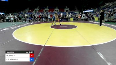 132 lbs Cons 32 #2 - Ryker Graff, IA vs Geoffrey Whelan, VA