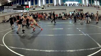 120 lbs Champ. Round 2 - Wyatt Alexander, Northside Wrestling Club vs Noah Brown, Davenport Broncos