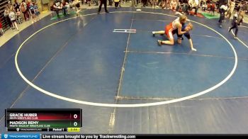 95 lbs Round 1 - Gracie Huber, Delta Wrestling Club vs Madison Remy, Fruita Wildcat Wrestling Club