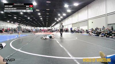 70 lbs Rr Rnd 5 - Avie Lamp, MOJO K-6 vs Kinslee McVey, Untouchables Girls Black