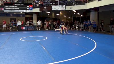 100 lbs Champ. Rd Of 16 - Case Thompson, Sebolt Wrestling Academy vs Trenton Warren, Thorobred Wrestling Club
