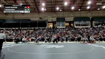 150-2A/1A 1st Place Match - Calvin Kraisser, Centennial vs Mason Boyd, North East
