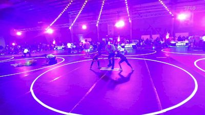 57 lbs 3rd Place - Benito Lujan, Unattached vs Kate Hubbard, Ganado WC