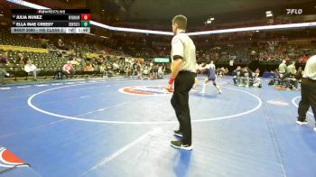 145 Class 2 lbs Champ. Round 1 - Julia Nunez, Ritenour vs Ella Mae Creedy, Central (St. Joseph)