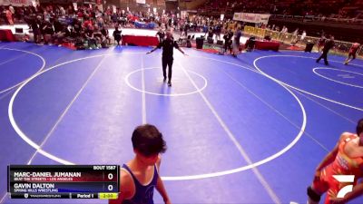 120 lbs Cons. Round 4 - Marc-Daniel Jumanan, Beat The Streets - Los Angeles vs Gavin Dalton, Spring Hills Wrestling