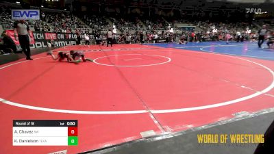 68 lbs Round Of 16 - Anabel Chavez, RedWave Wrestling vs Kyleigh Danielson, Texas Elite