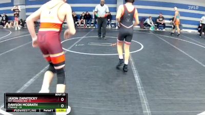 100 lbs Round 6 (8 Team) - Dawson McGrath, CTWHALE vs Jaxon Zapatocky, Mat Assassins Red