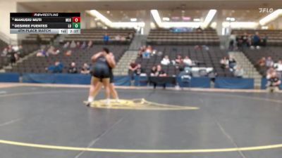 207 lbs 4th Place Match - Desiree Fuentes, Lindenwood University vs Manusiu Muti, McKendree University