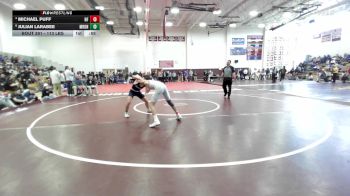 113 lbs Consolation - Michael Puff, New Fairfield vs Julian Larabee, Morgan