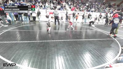 55 lbs Consi Of 4 - Kip Neighbors, Fort Gibson Youth Wrestling vs Bentley Hodson, Fort Gibson Youth Wrestling