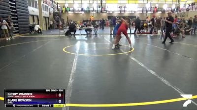 138 lbs 5th Place Match - Brody Warrick, Sebolt Wrestling Academy vs Blake Rowson, Iowa