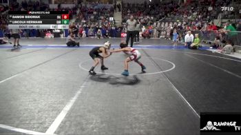 52 lbs Cons. Round 1 - Damon Sidoriak, Salina vs Lincoln Hermann, Carroll