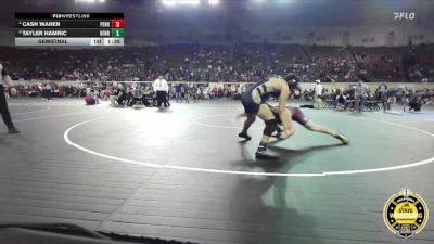 B3A-190 lbs Semifinal - Tayler Hamric, Henryetta vs Cash Waren, Perry