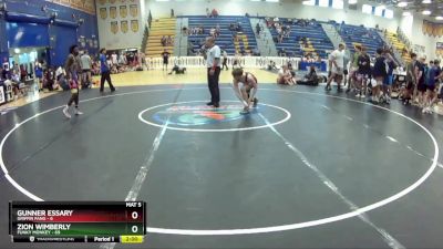 120 lbs Round 4 (8 Team) - Zion Wimberly, Funky Monkey vs Gunner Essary, Griffin Fang