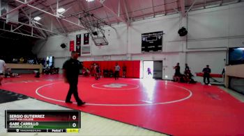 174 lbs Cons. Round 2 - Gabe Carrillo, Moorpark College vs Sergio Gutierrez, Santa Ana College