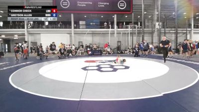 49-53 lbs 1st Place Match - Connor Check, Lake Zurich Wrestling Club vs Greyson Allen, Massas Maniacs