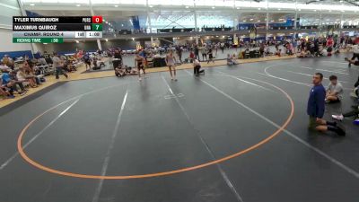 132 lbs Champ. Round 4 - Maximus Quiroz, Unattached vs Tyler Turnbaugh, Pursuit Wrestling
