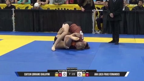 Caitlin Lorraine Ghalayini vs Ana Luiza Frias Fernandes 2026 Pan IBJJF Jiu-Jitsu No-Gi Championship
